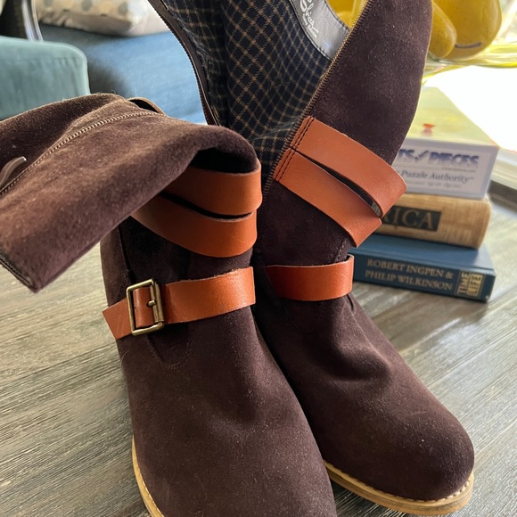 Cowgirl style Sbicca boots beautiful suede - Picture 2 of 5